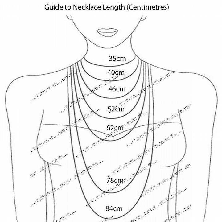 【选择项链长度参考图】