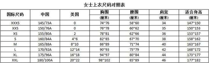 购物经验#美国亚马逊服装尺码选择参考!