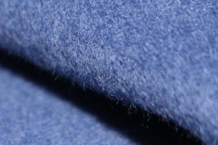 【晒单】适合小个子的雾霾蓝双面呢大衣