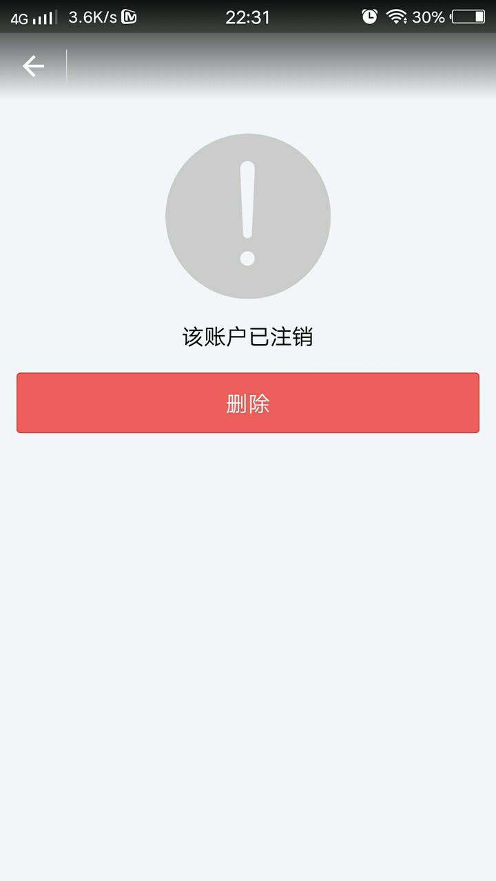 这是支付宝注销后,再查看好友时的显示,微信也是这么显示的.