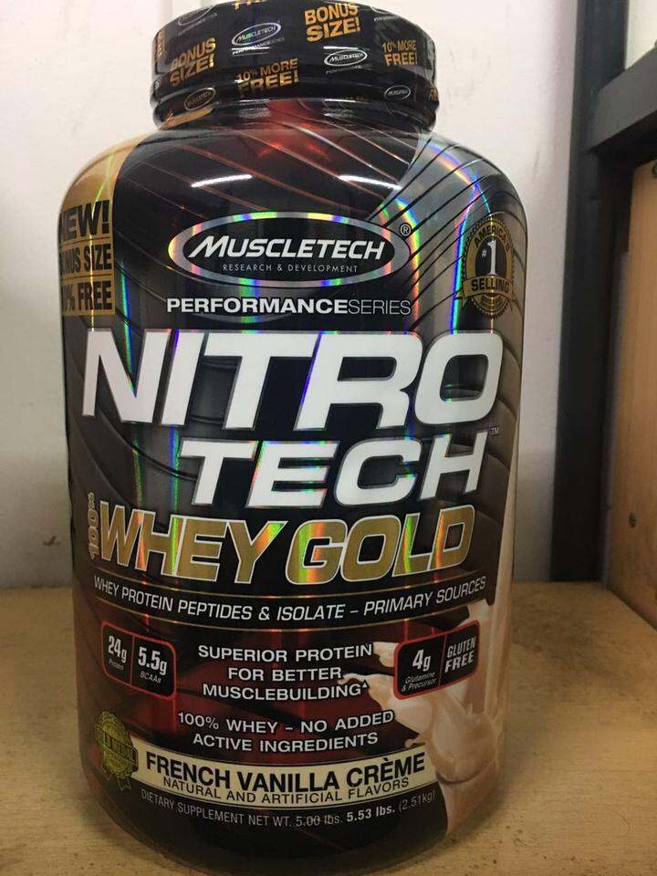 2018年6月晒单muscletechnitrotech100金装乳清香草味