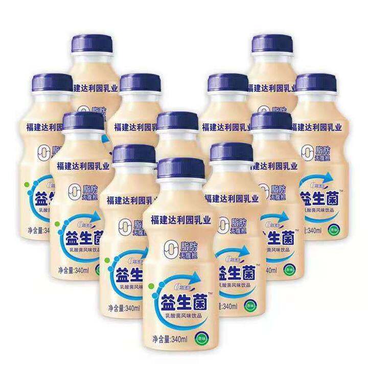 9】达利园乳酸菌340ml*12瓶风味饮品益生菌酸奶