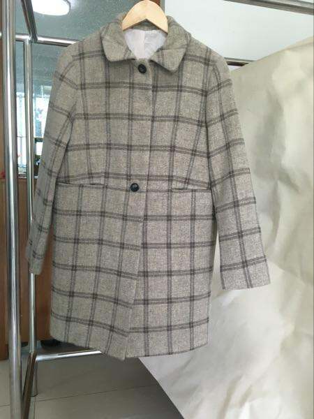 出口日本英国品牌Paul S*h羊毛格子大衣