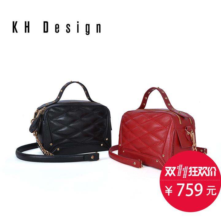 预售KH Design时尚明治女包冬季新款M0006菱