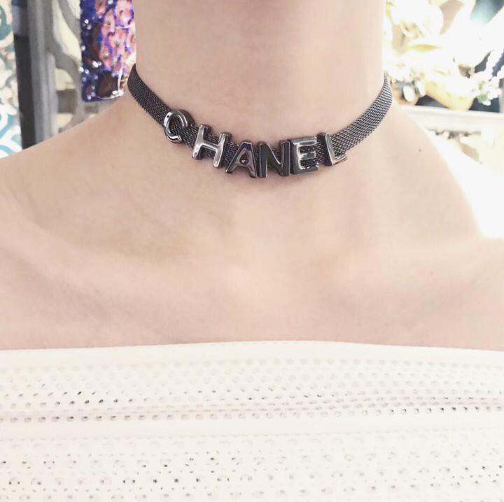 小香chanel 字母 超高品质 项链 颈链 choker