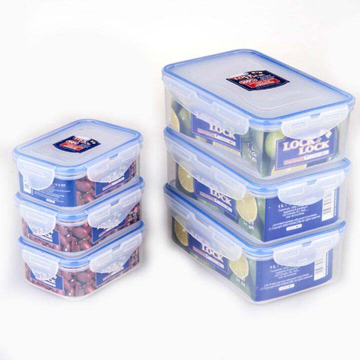 乐扣乐扣保鲜盒塑料微波炉饭盒长方形密封盒便携食品便当盒水果盒