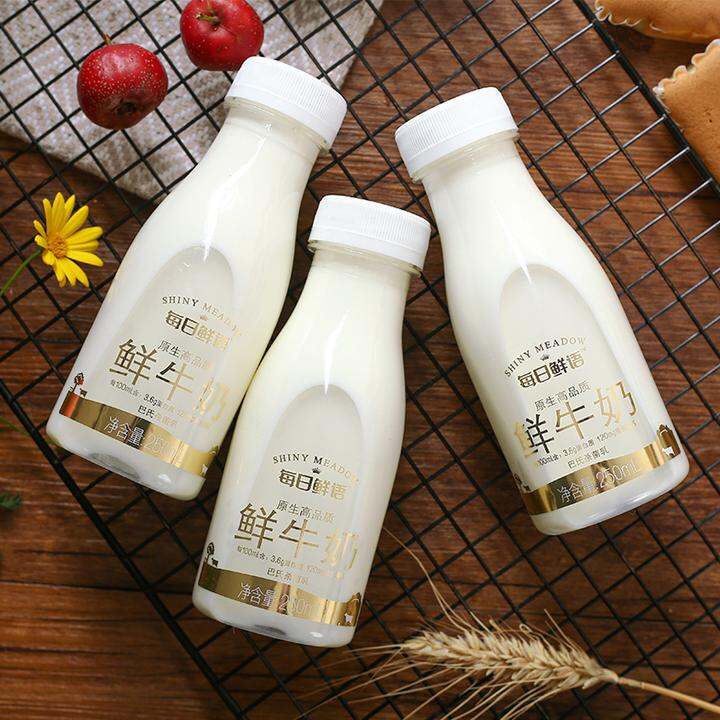 蒙牛每日鲜语鲜牛奶原生高钙纯牛奶儿童营养早餐奶学生奶250ml5瓶