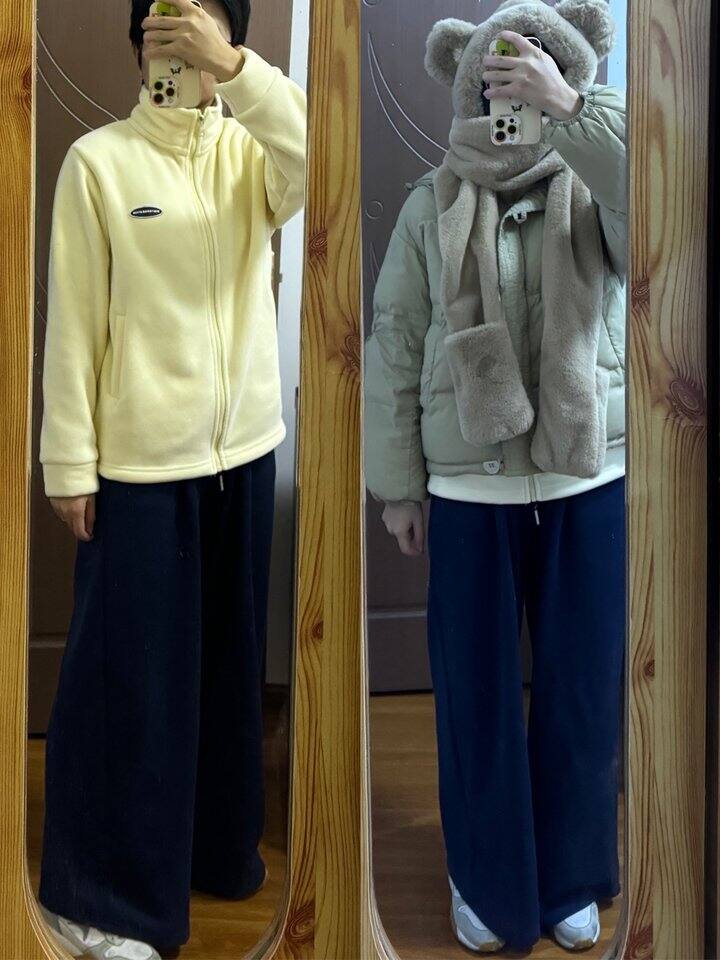 摇粒绒和帽子围巾晒单