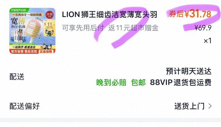 LION狮王细齿洁牙刷套装