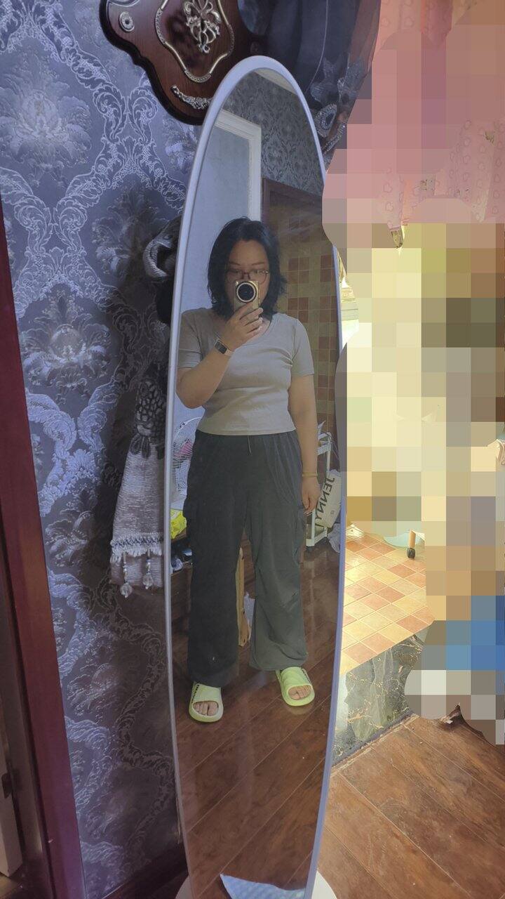 京东欧芮儿买到了显瘦的工装裤