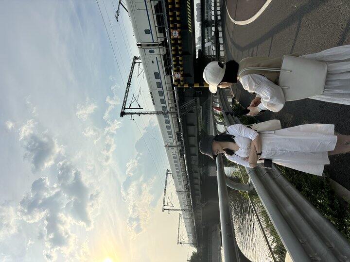 5月出差济南，谢谢同事拍的美美的照片