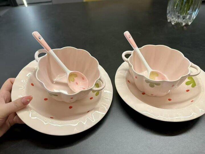 草莓双耳碗 盘