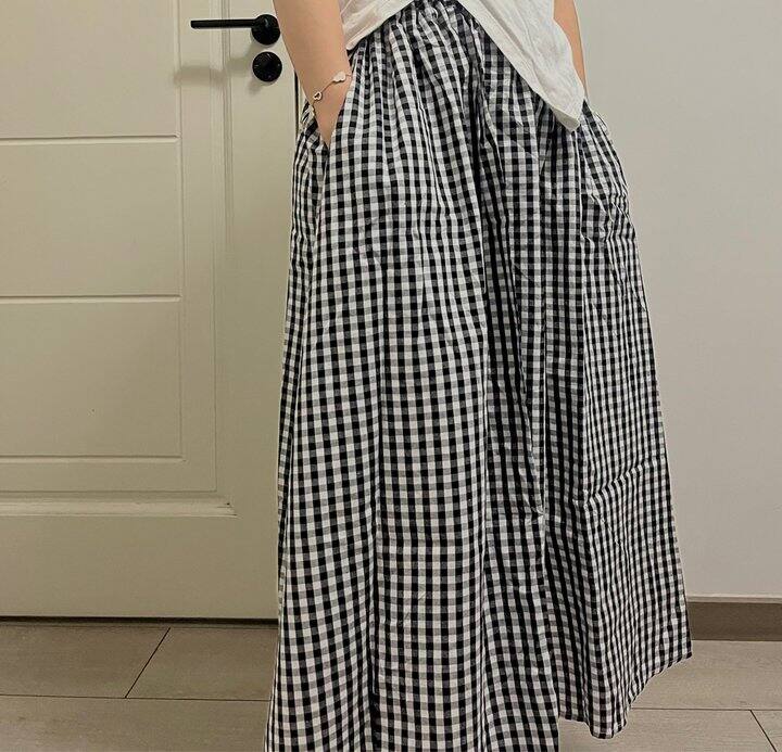 💰39 直播间捡到的福利格子裙