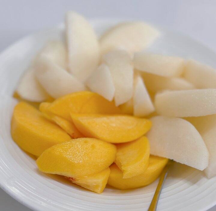 梨水分足，桃子脆甜