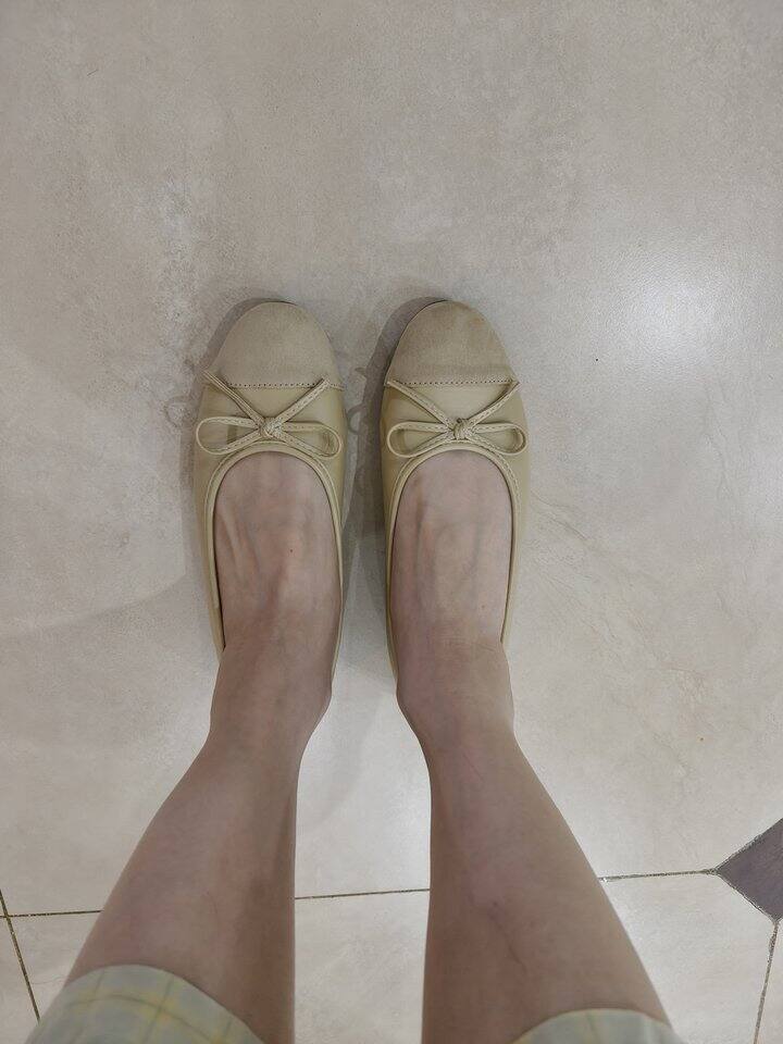 淡黄色单鞋晒单