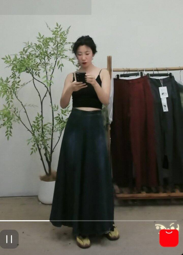 长牛仔裙，好看