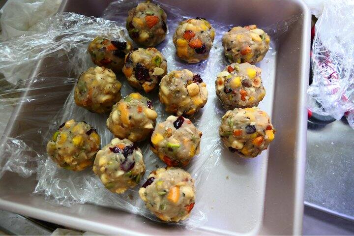 中秋节做了50多个月饼🥮