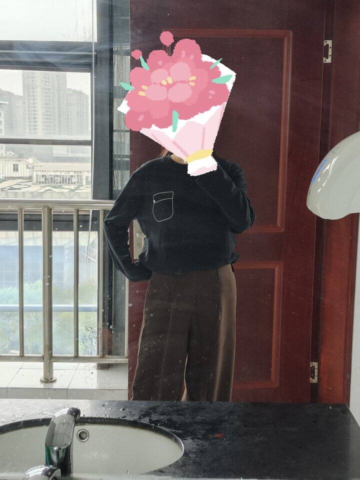 黑色长袖打底衫晒单