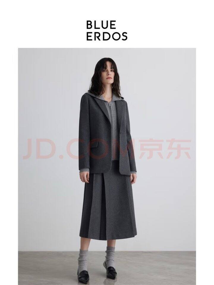 BLUE ERDOS全羊毛西装外套S码