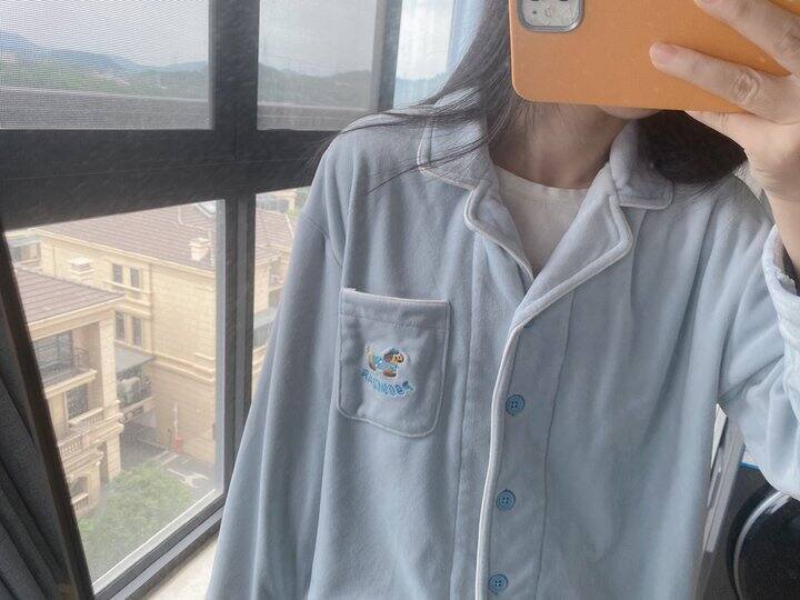 【验货】红豆海岛绒睡衣