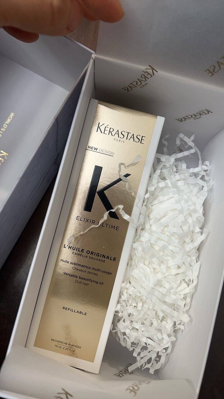 出1个75毫升卡诗护发精油正装