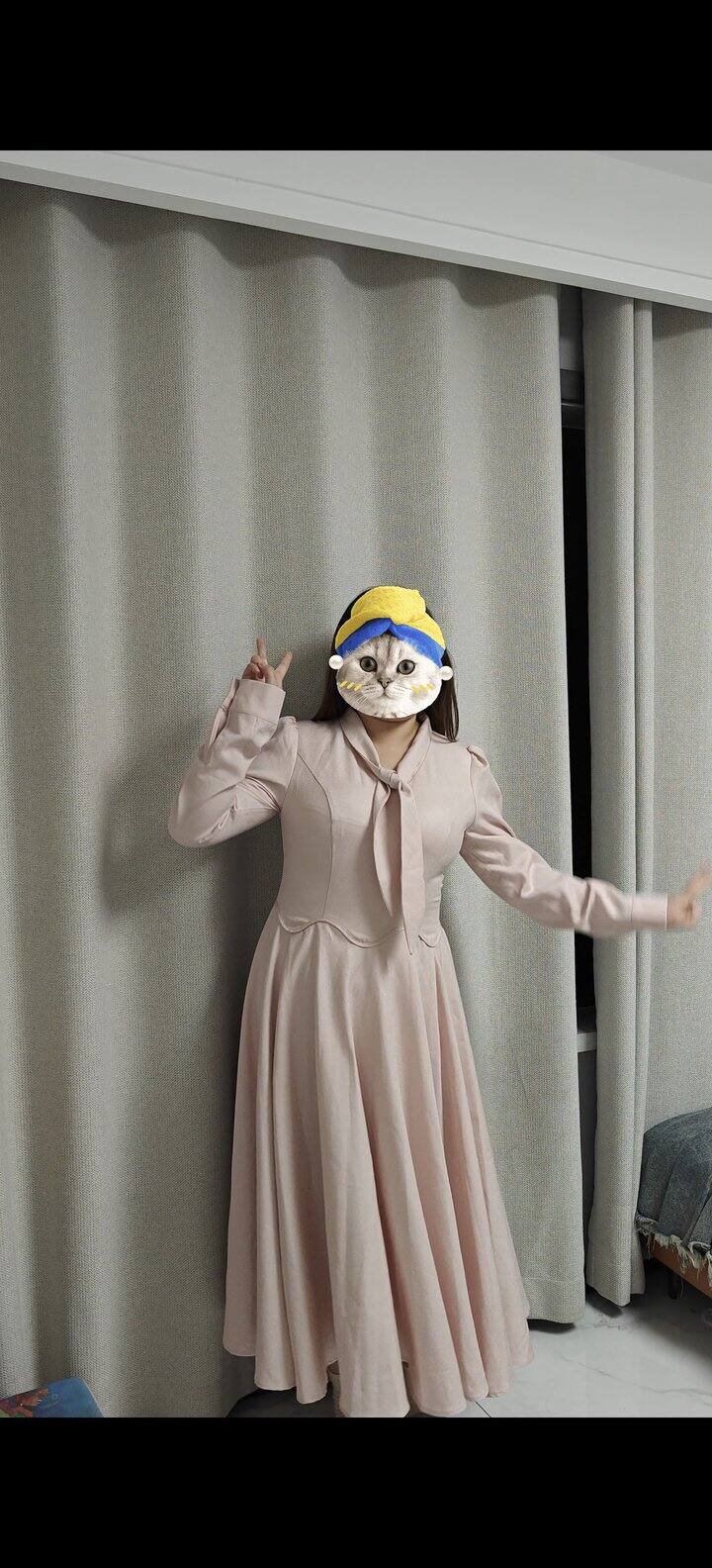 反馈——阿胖粉色连衣裙