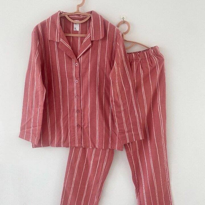 【码超多】纯棉磨毛睡衣套装外贸原包装💰37.5包邮