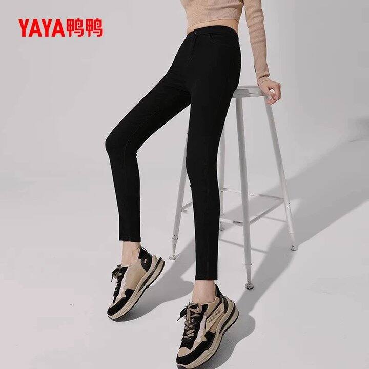 鸭鸭 加绒打底裤 35.1