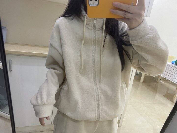 【汤圆来验货】红豆摇粒绒睡衣套装