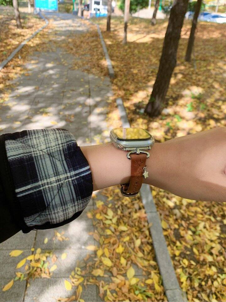 冬天表带也要换棕色的！