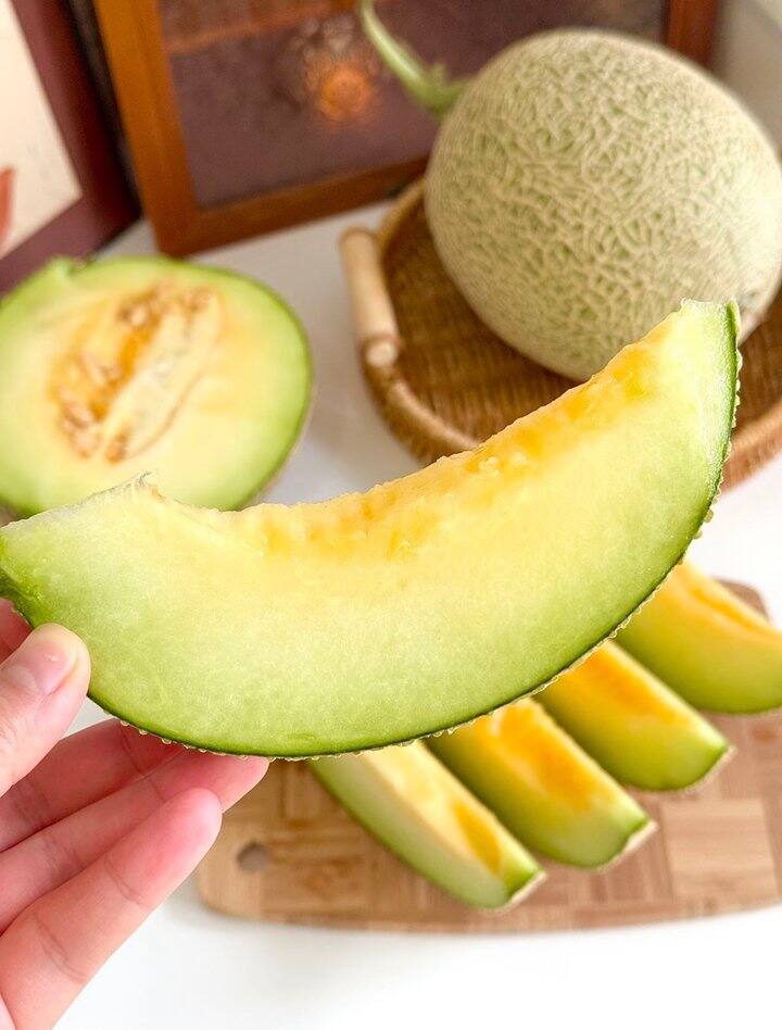 京鲜生网纹蜜瓜！💰3+/斤