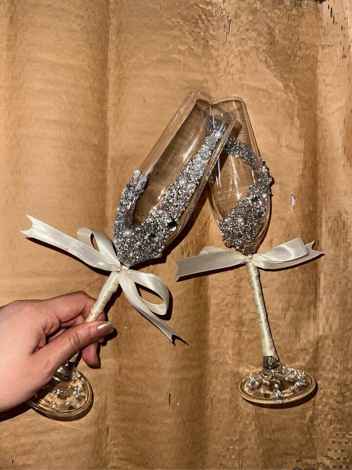 给朋友做的敬酒杯~