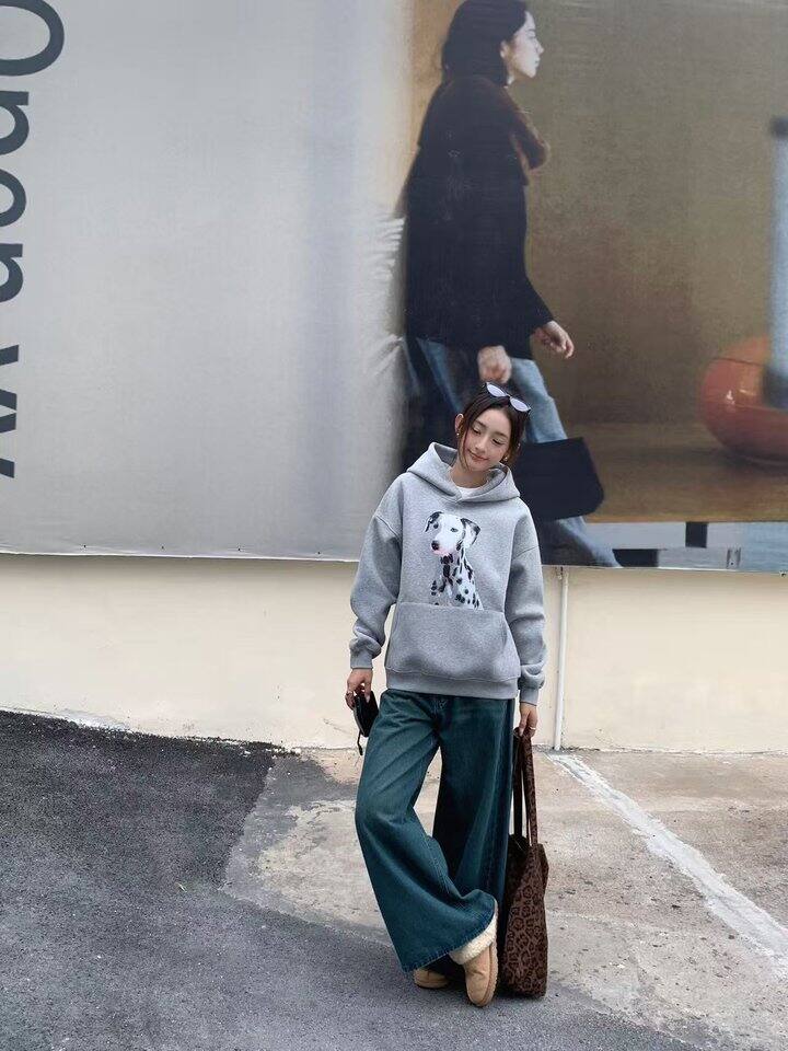 今晚八点，480g高克重斑点狗卫衣