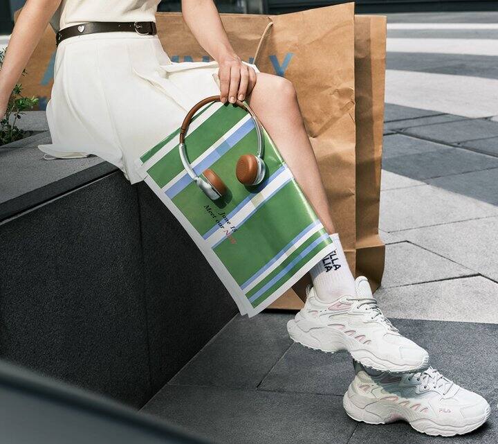 FILA 斐乐官方女鞋蕨草到手265.7