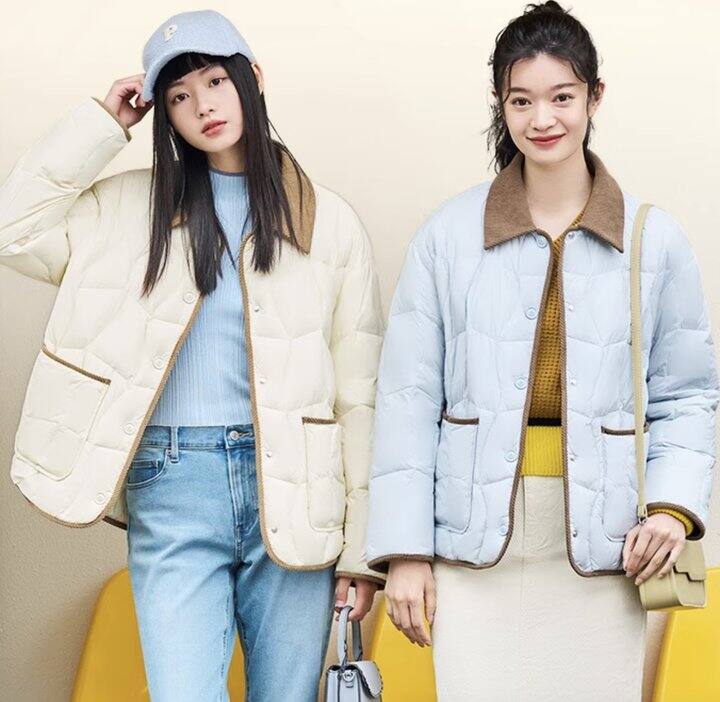 坦博尔轻薄羽绒服巴恩风短外套💰205