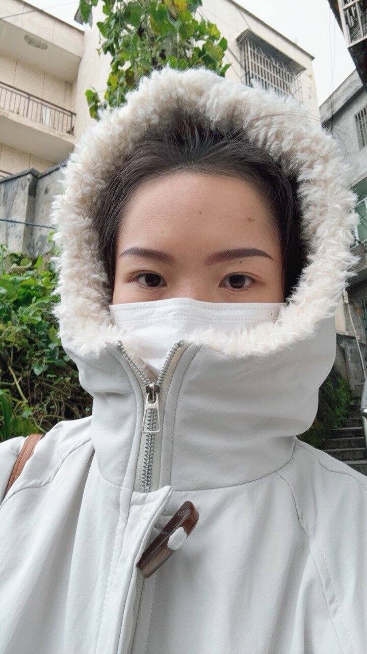 韩版宽松中戏牛角扣加绒加厚派克服女冬新款小个子工装棉衣短外套