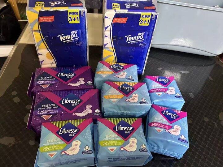 薇尔卫生巾+得宝抽纸💰29.9