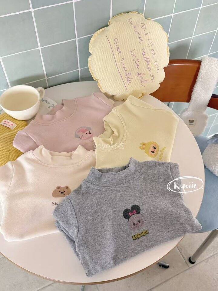 kuoiie kids软糯卡通打底衫！💰35