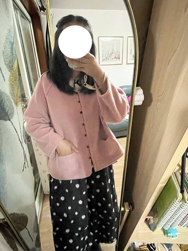 超级喜欢的粉色+波点裙