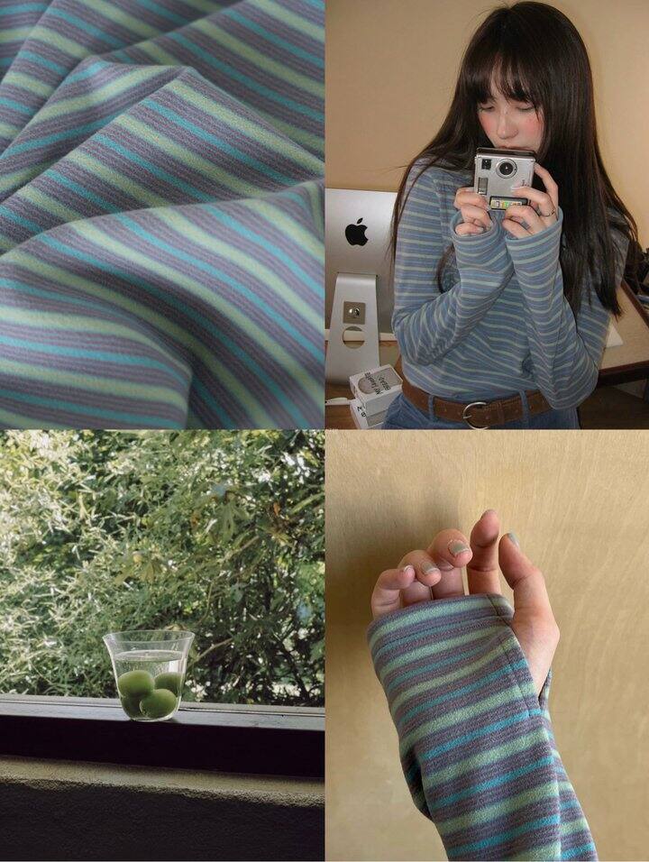 火山岩双面德绒打底衫！💰59.9限时