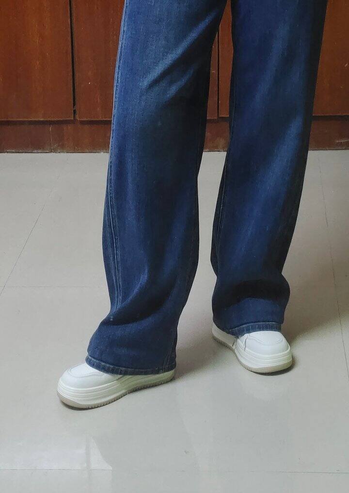 增高厚底小白鞋