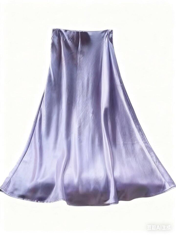 穿搭参考｜浅紫半裙