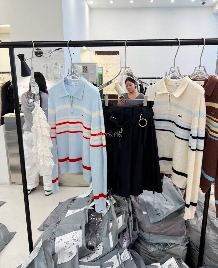 车静媛同款Polo领毛衣！💰128