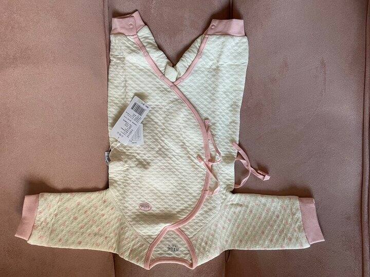 出新生儿52码夹棉连体衣   已出