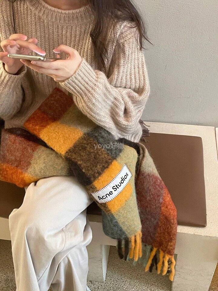 王牌口碑Acne围巾！💰39.9
