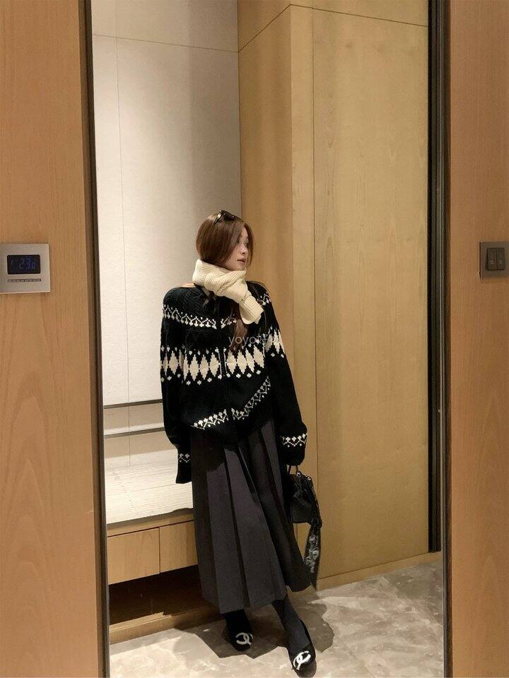 🇰🇷版呢子高腰半身百褶裙！💰89