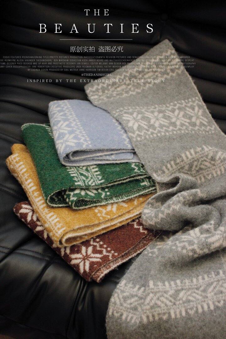 5️⃣色费尔岛围巾！💰49.9