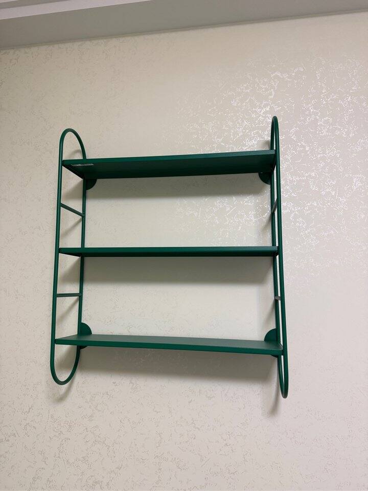 新购入！宜家 绿色置物架