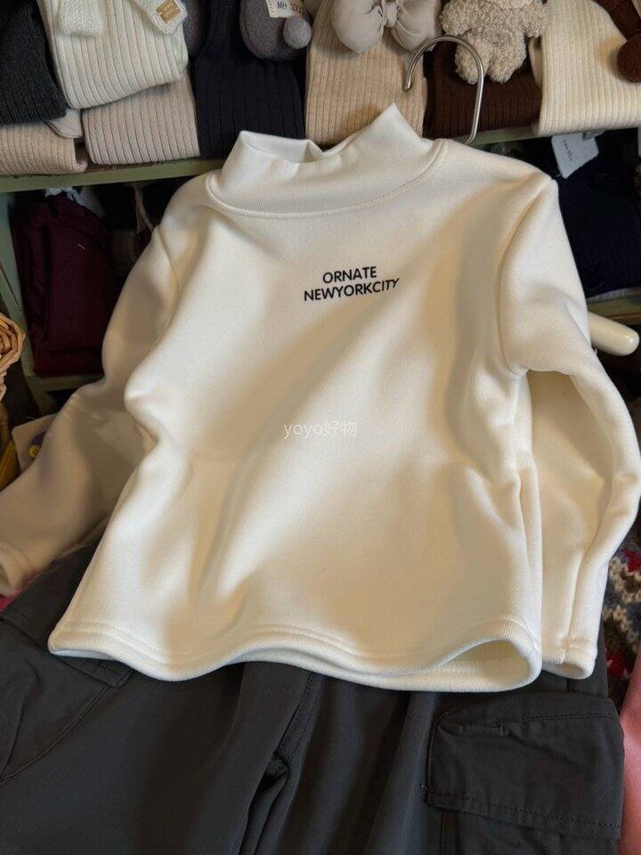 儿童基本款加绒打底衫！💰25