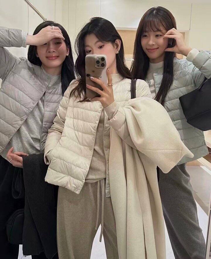 雪中飞轻薄长袖羽绒服💰70元